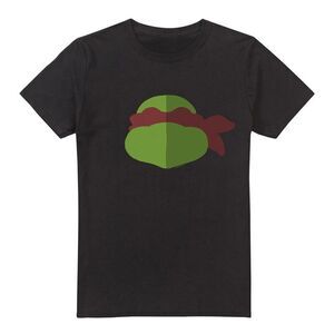 Teenage Mutant Ninja Turtles Mens Raphael Face T-Shirt / Black